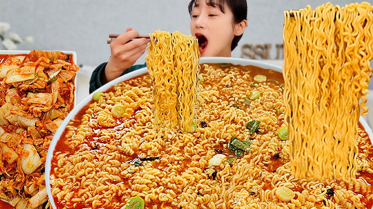 안성탕면엔 파송송 계란탁! 꼬들꼬들 라면먹방🍜 Ramyeon MUKBANG ASMR