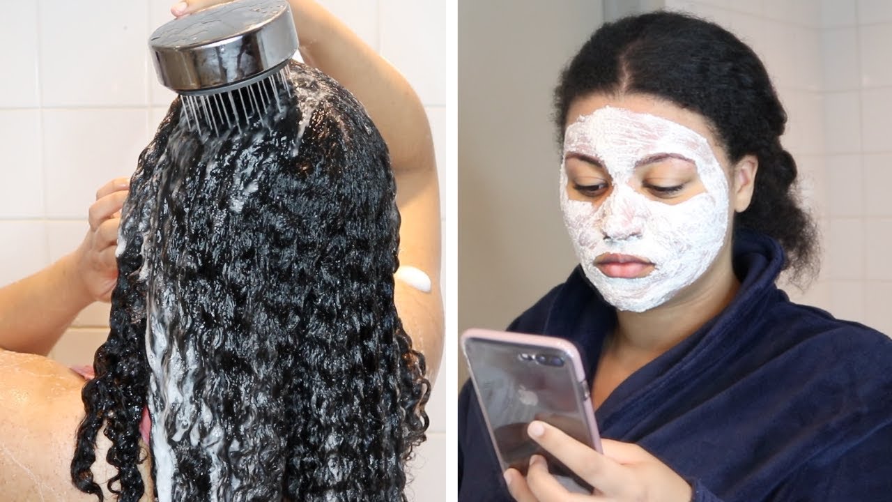 Nourishing Wash Day Routine Using Shea Butter Hair Products! ✨ The Body Shop