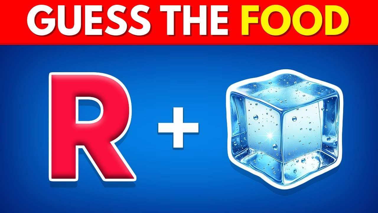 Guess The Food by Emoji 🍔🍕 | Can You Name All Foods?