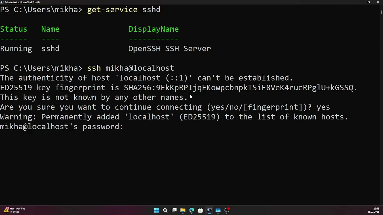 Введение в ssh 03: Подключение к ssh серверу