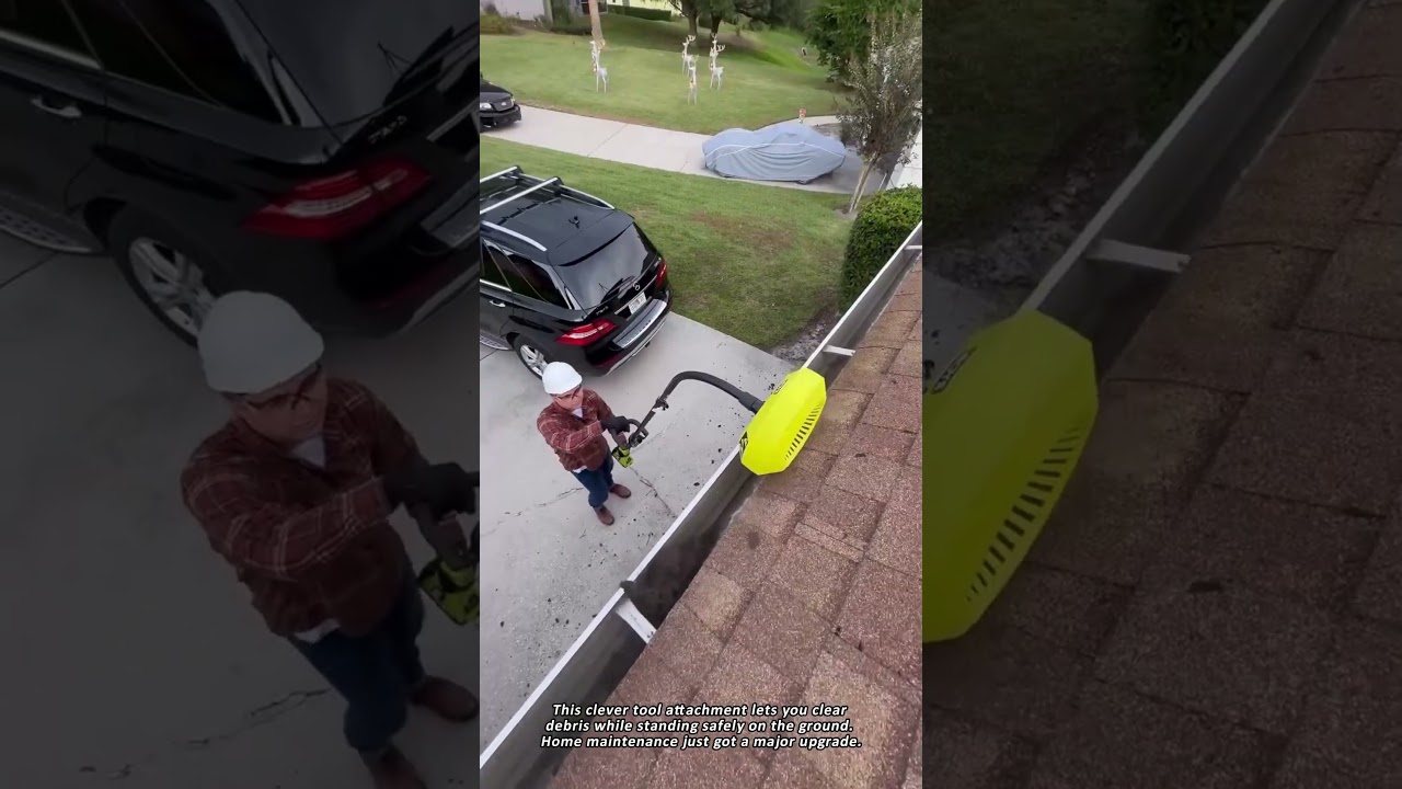 How to Clean Gutters Without Using a Ladder