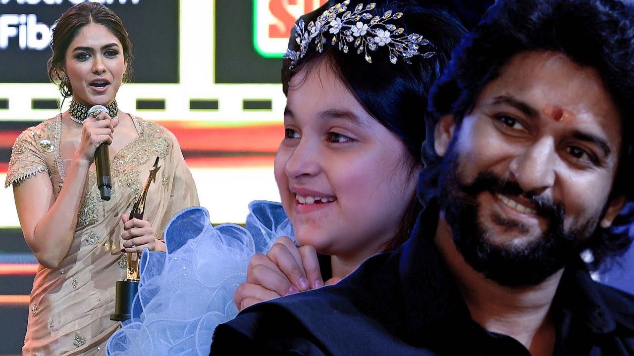 Mrunal Thakur's Heartwarming Moments with Baby Kiara & Nani After Winning Best Actress Critics Award