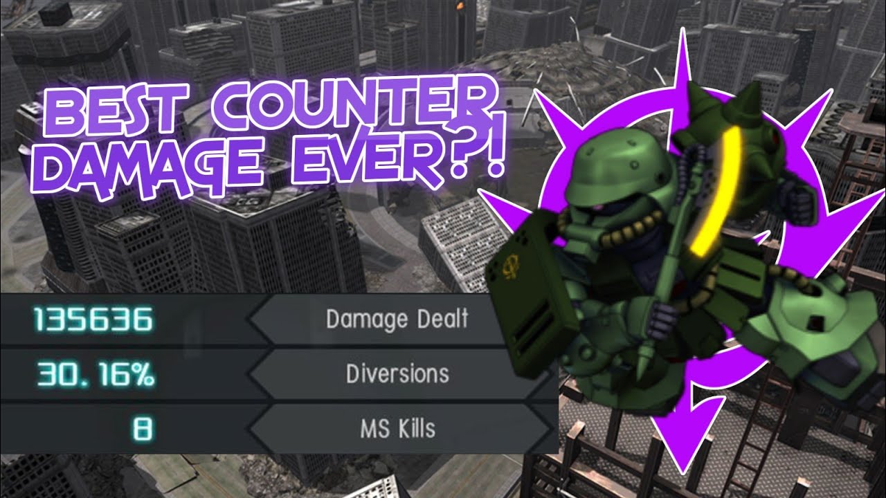 GBO2 Zaku II Kai (Fritz Helm): Best counter damage ever?!