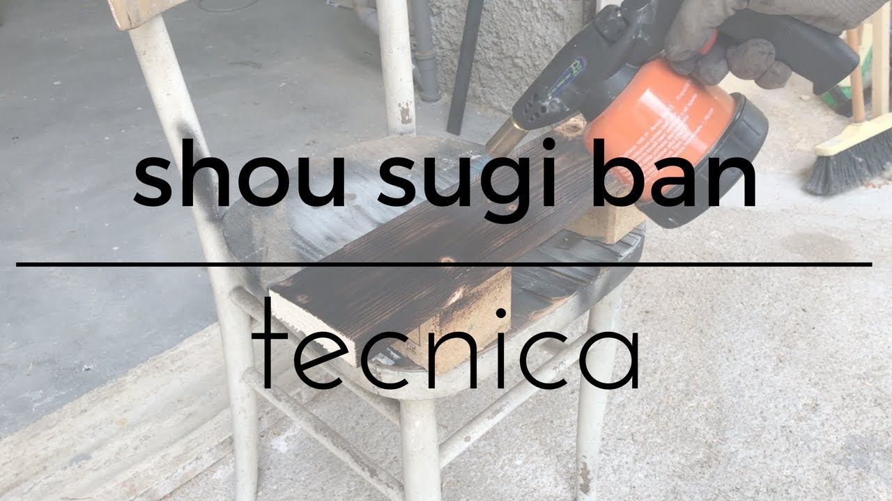 SHOU SUGI BAN: Preservare il legno usando il fuoco -  Fai da te