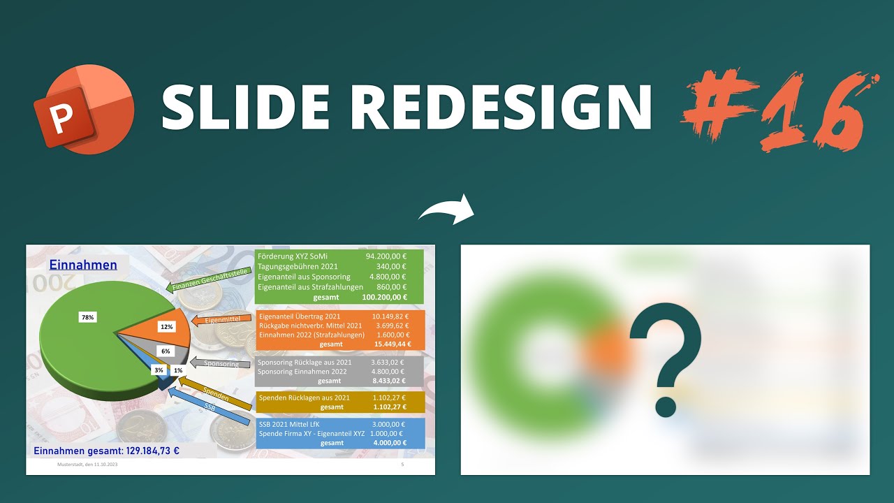 Ich überarbeite eine PowerPoint Slide - DANACH musst du sehen!