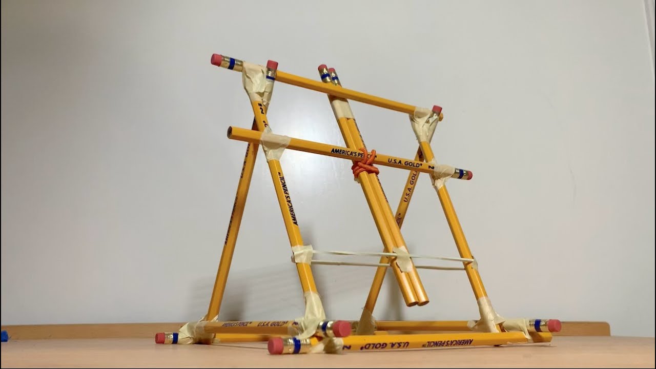 DIY Catapult! Easy Pencil Catapult with Materials at Home