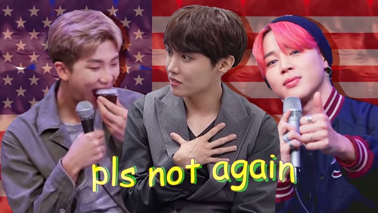 BTS being BTS in america (and lowkey england) + GIVEAWAY