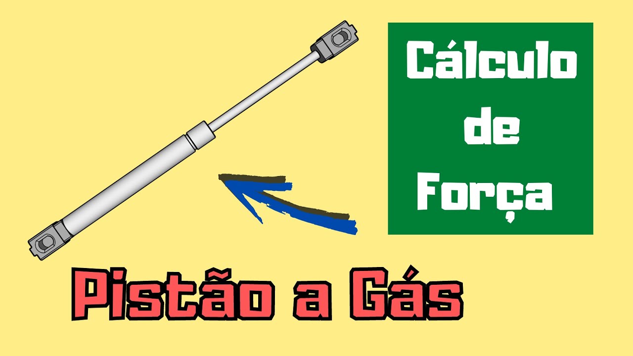 Como Calcular a Força do Pistão a Gás