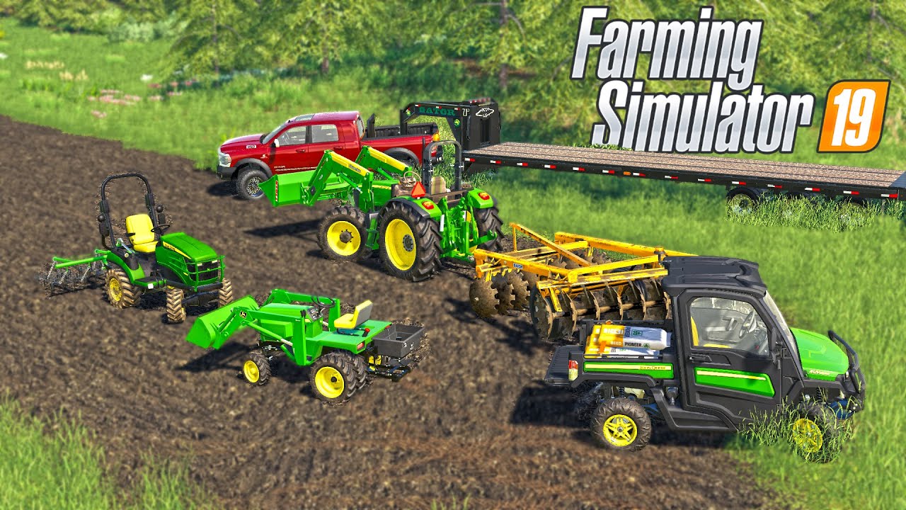 FALL FOOD PLOTS CULTIVATING AND SEEDING | (ROLEPLAY) FARMING SIMULATOR 2019