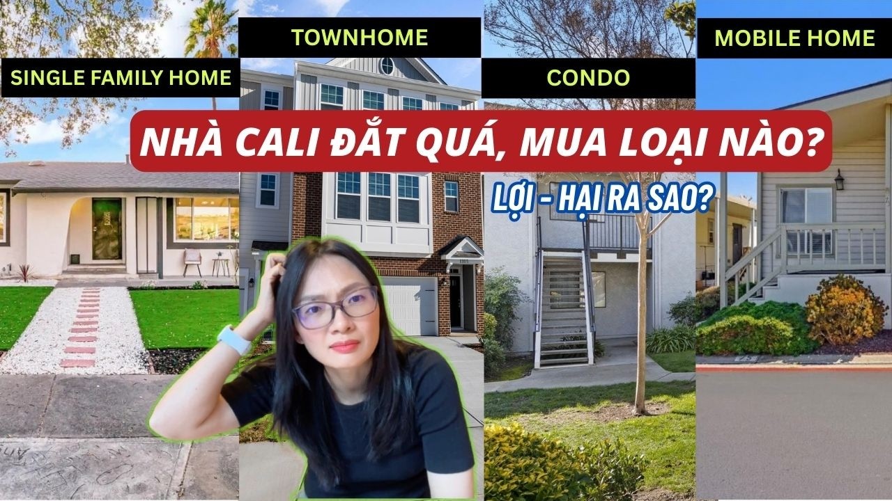 Các loại nhà ở Mỹ cho người mua NHÀ lần đầu