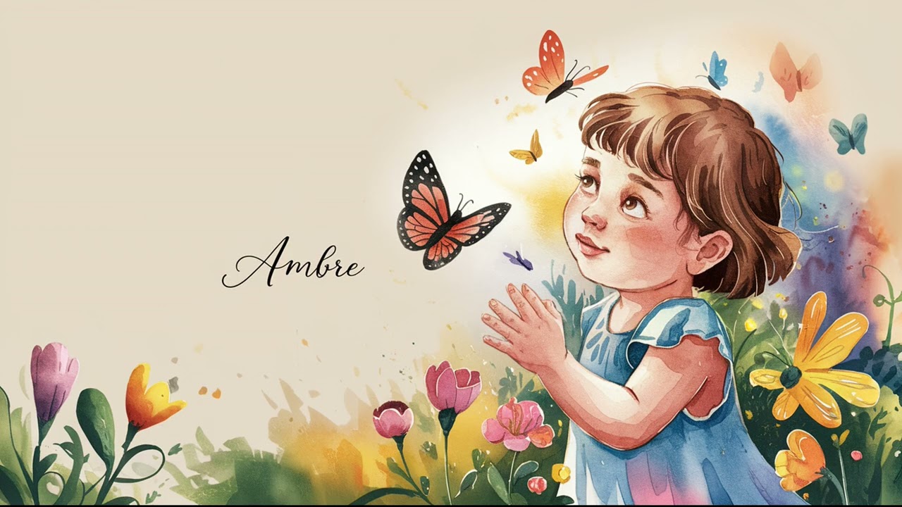 Ambre et les Papillons Magiques | Chanson Personnalisée