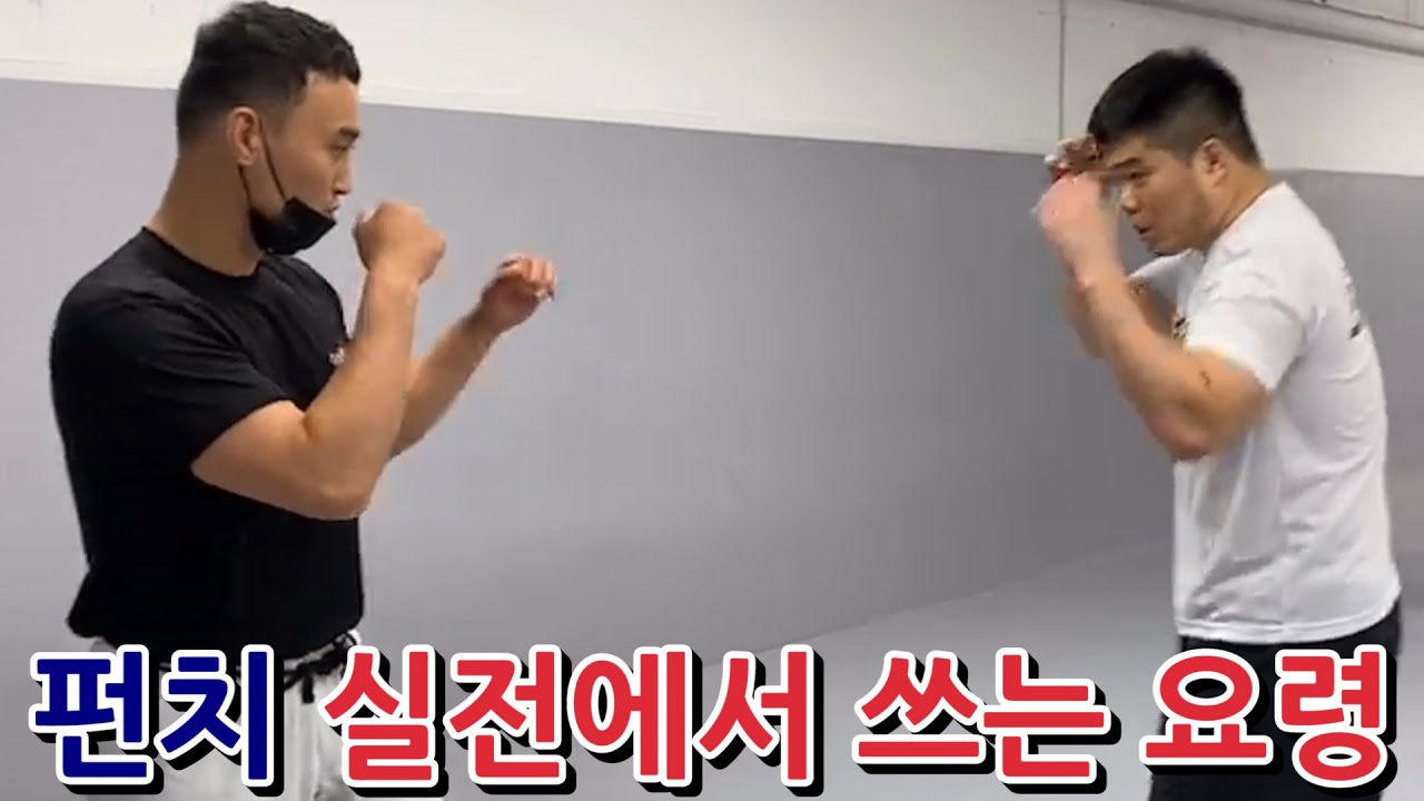 펀치 실전에서 쓰는 요령