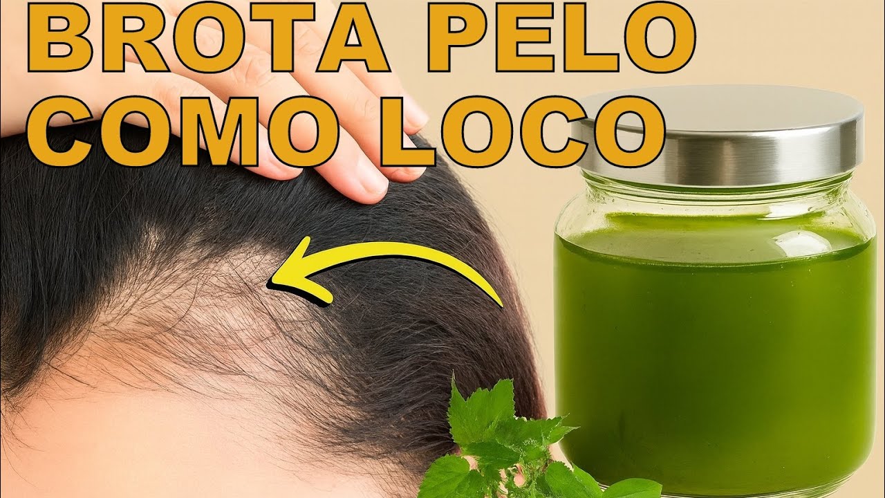 BROTA PELO COMO LOCO ✅LO ALISA Y CRECE CABELLO en 7 días 😱 con solo 2 INGREDIENTES MAGICOS😍🔥