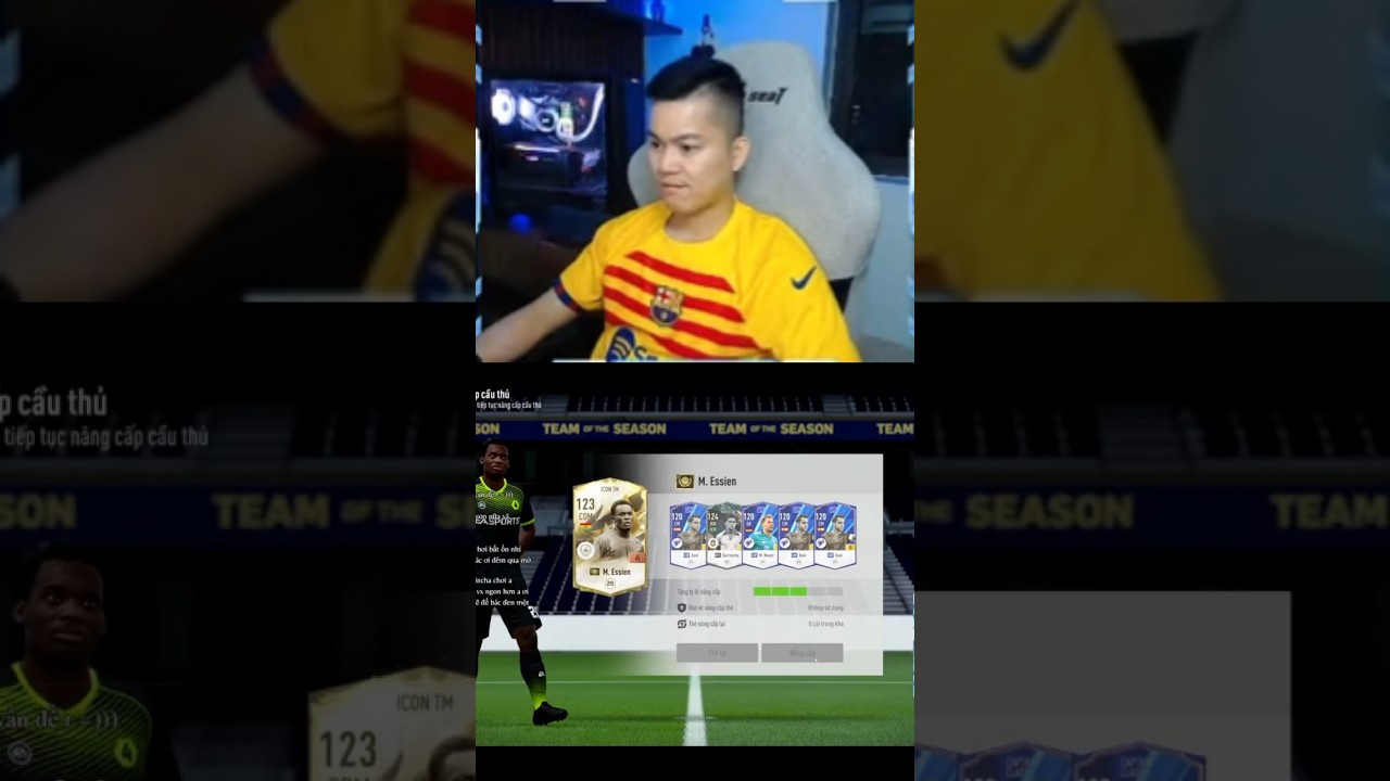 Joyce9999 &eacute;p Michael Essien TMM +5 gần 3 vạch liệu c&oacute; l&ecirc;n.#Joyce9999 #Epthe #Fifaonline4