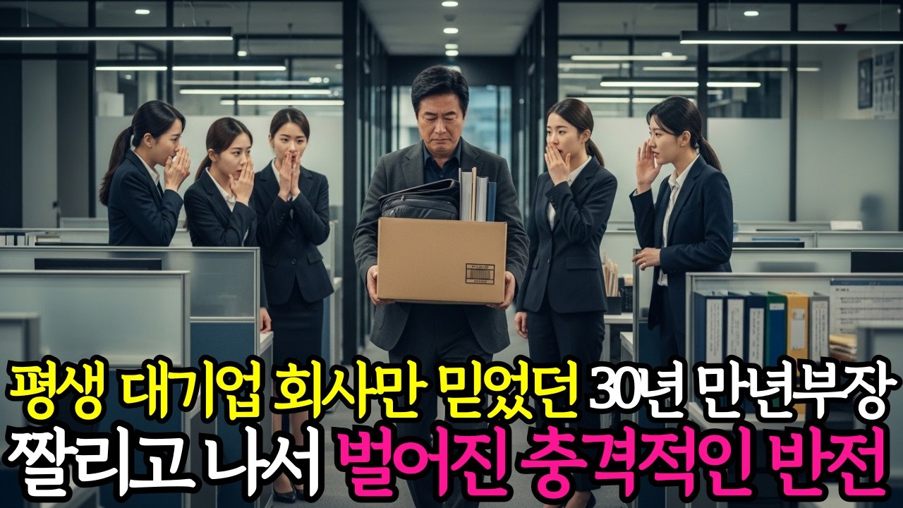 30년을 바친 만년부장을 하루아침에 쫓아낸 대기업… 몇 달 뒤 회사 전체가 충격에 빠진 이유 | 오디오북 | 반전사연 | 실화사연 | 인생이야기 | 노후사연
