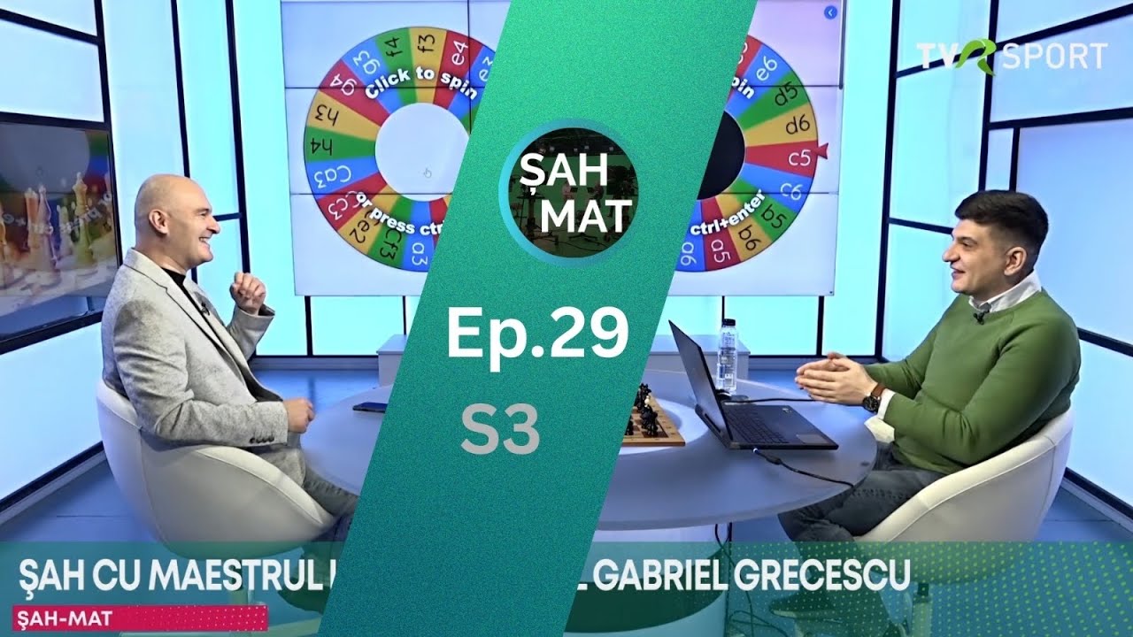 Șah-Mat la TVR Sport, S3.Ep.29 – Gabriel Grecescu (prima parte)