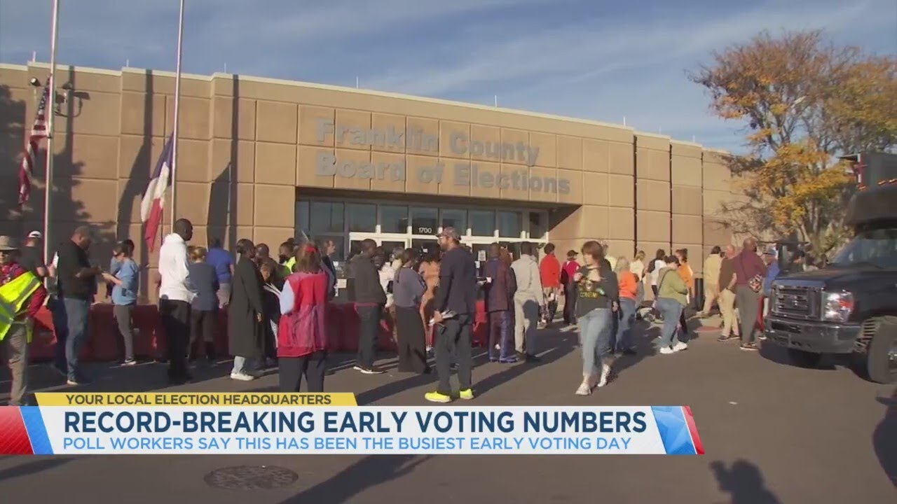 Long lines keep Franklin County polls open on last day of early voting