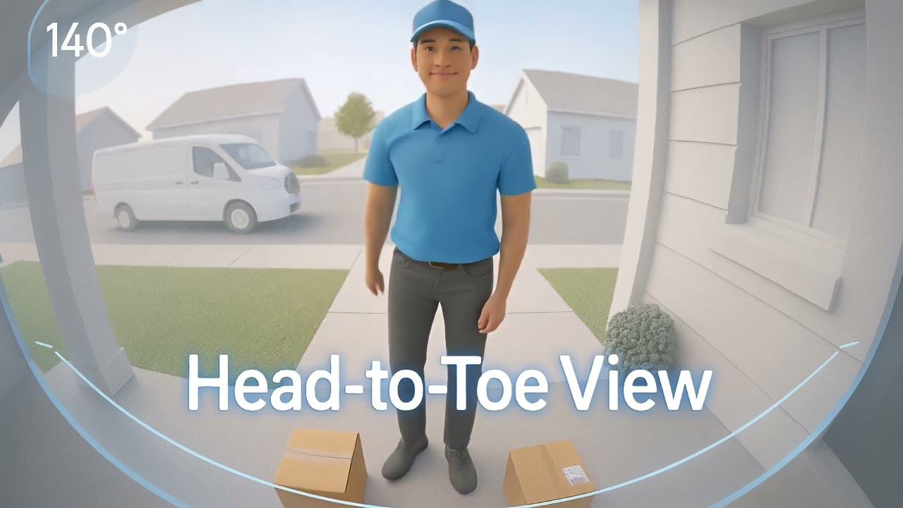 Swann EVO Video Doorbell with SwannShield AI (Animated)