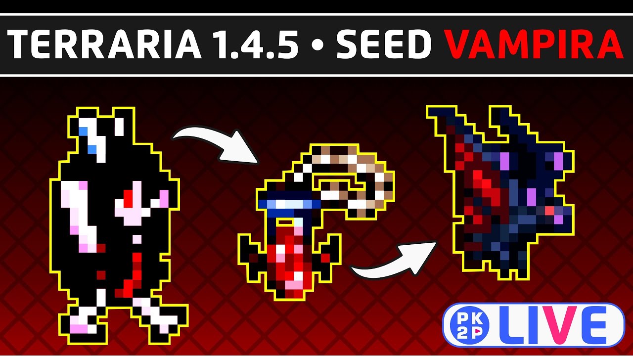 TERRARIA 1.4.5 🩸 Seed Vampírica + Summoner #02 Quero Vida no Máximo!