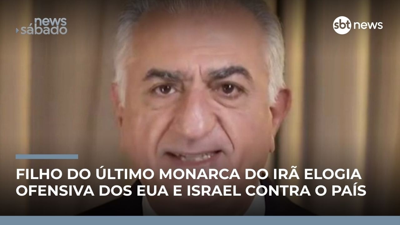 Príncipe herdeiro do Irã chama ataque dos EUA e Israel de 'intervenção humanitária' | #NewsSábado