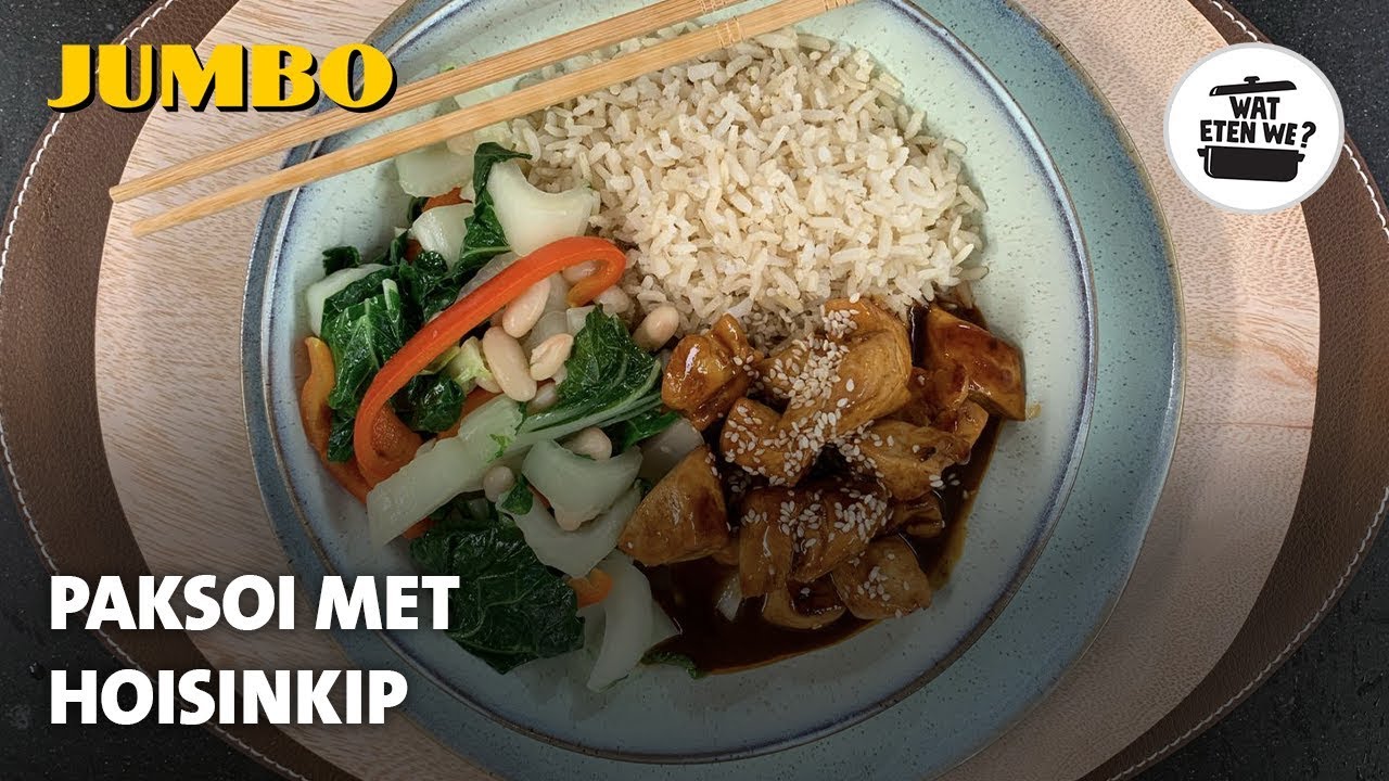 Wat eten we? Paksoi met hoisinkip