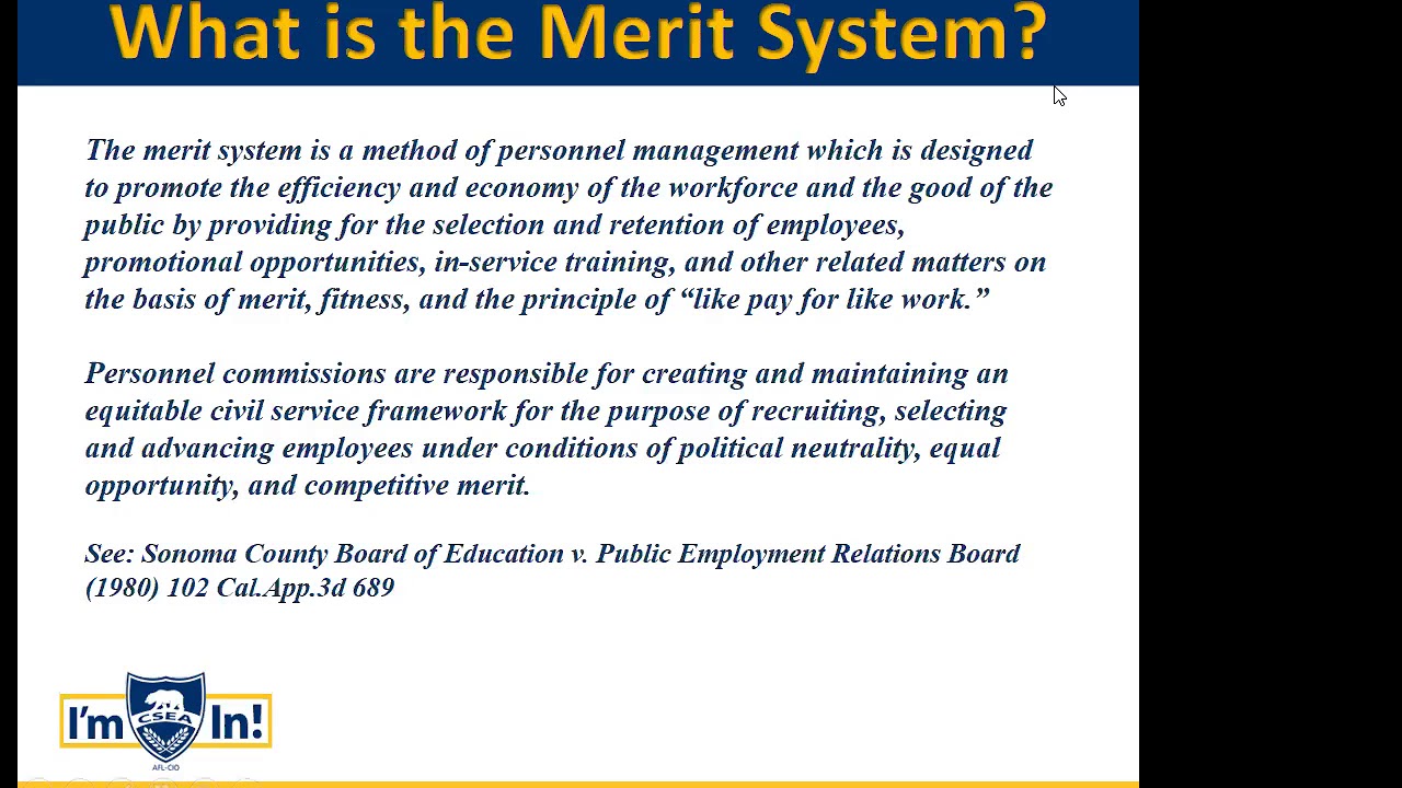 Merit System Information Session 7/11, 4 p.m.