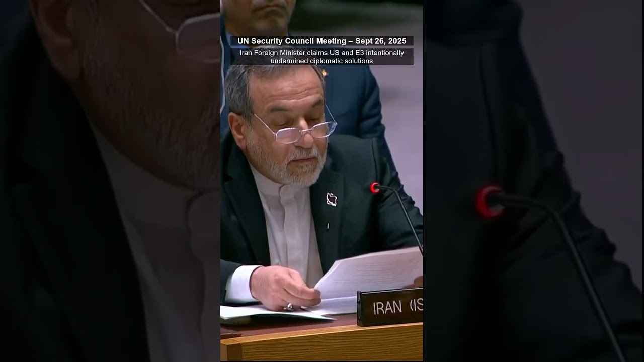 Iran Foreign Minister: West Blocked Diplomacy, Chose Crisis Over Resolution