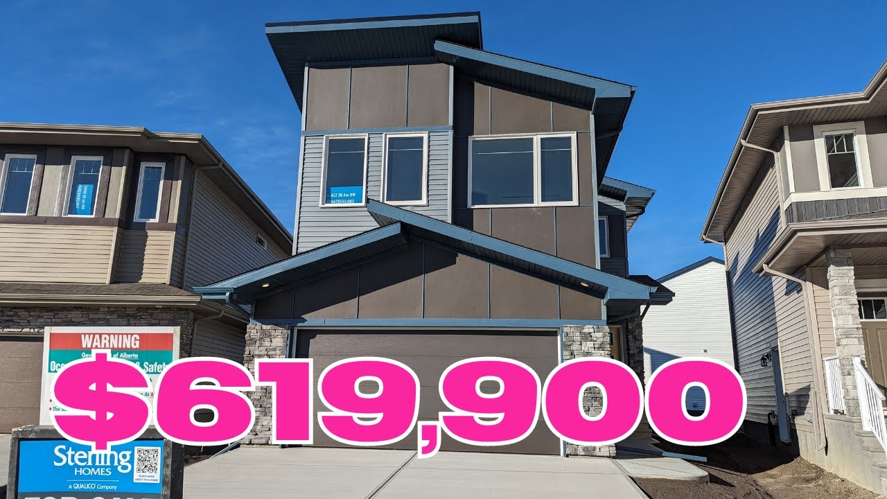 Tour this $619,900 New Home in Edmonton's Community The Uplands at Riverview!