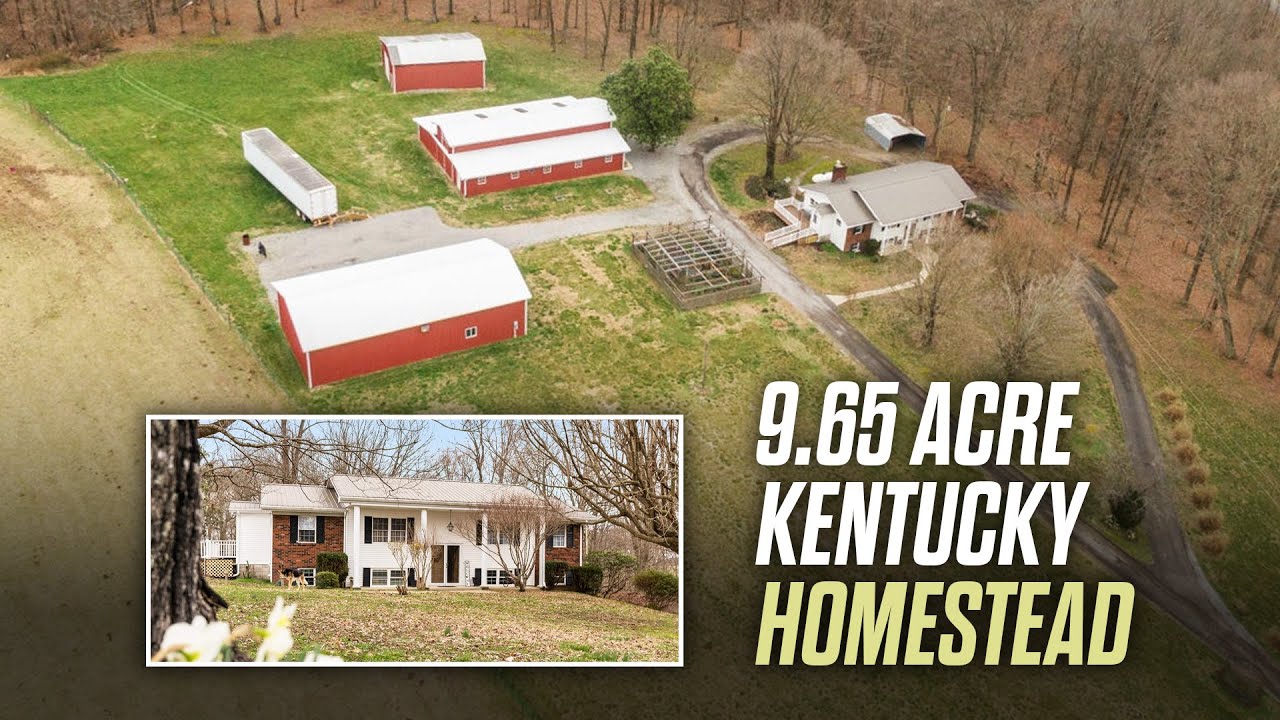Kentucky Homestead 9 Acres with Huge Barns and 4 Bedroom Home (SOLD)