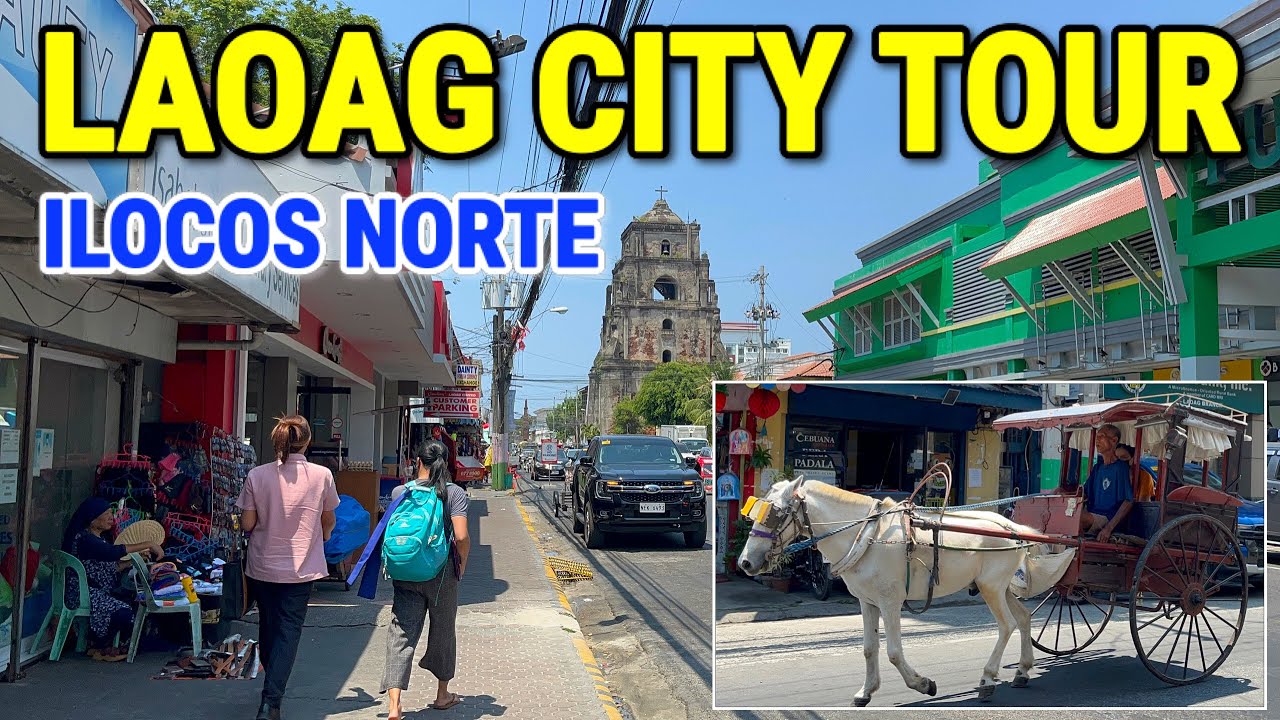 LAOAG CITY Walking Tour 2023 | City Tour in Ilocos Norte, Philippines