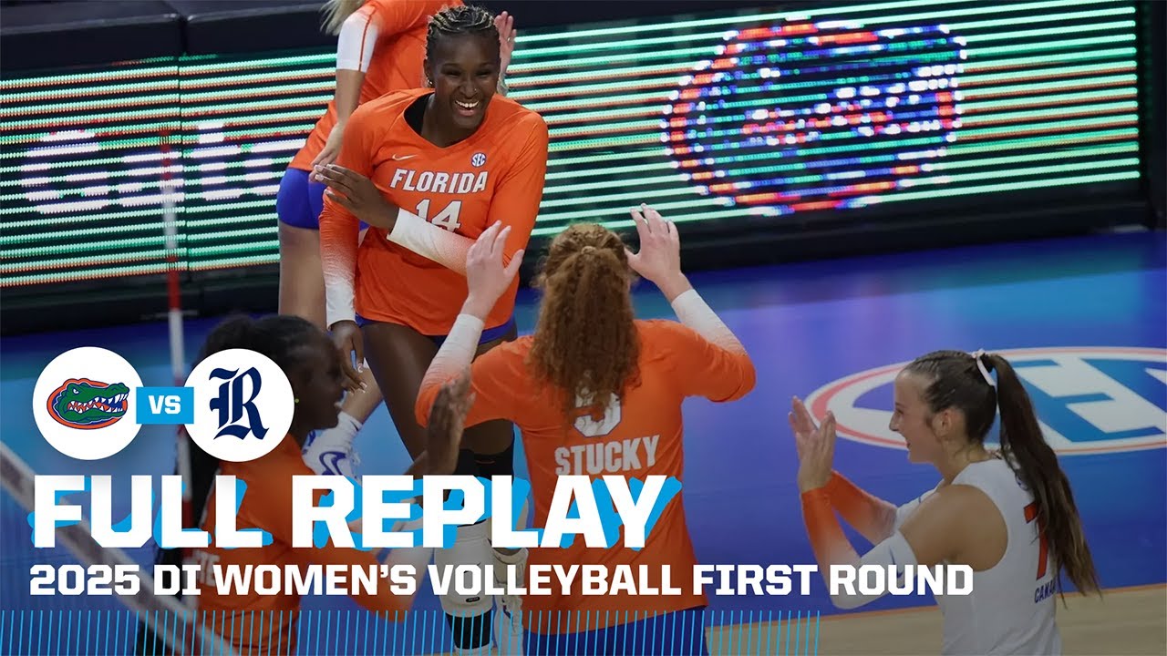 Florida vs. Rice: 2025 NCAA women&rsquo;s volleyball first round | FULL REPLAY