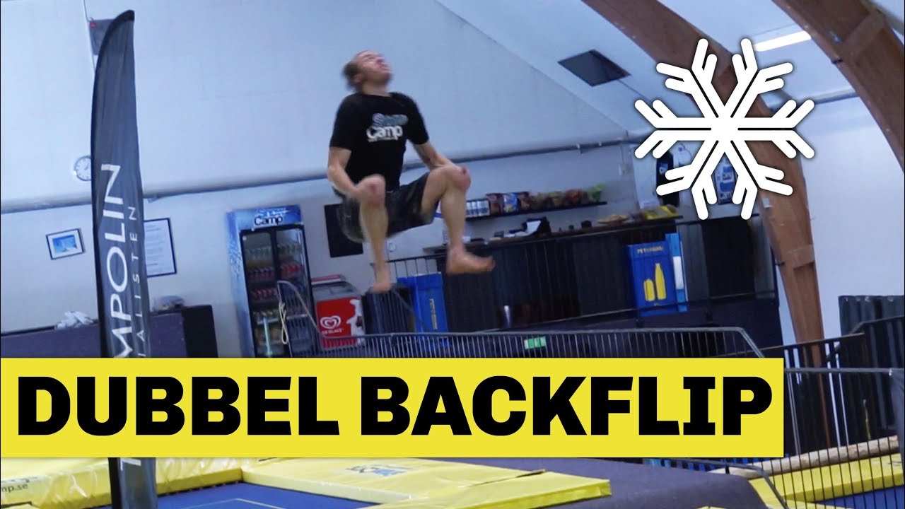 Studsmatta: How to dubbel backflip  / Lär dig dubbel bakåtvolt