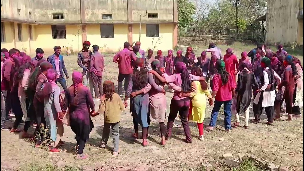 ✨Holiya me udela gulal nagpuri song✨holi get together 2026department of geography and nss valenters💥