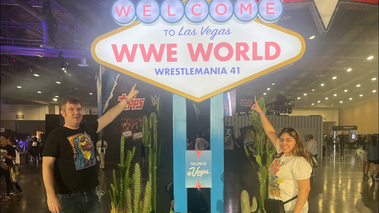 WWE Wrestlemania 41 Vlog (WWE World, The Las Vegas Strip & More)