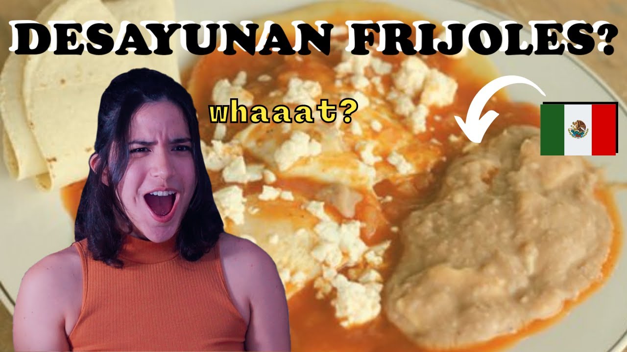 DESAYUNAZO MEXICANO *En Brasil comer eso es EXTRAÑO* | Brasileña Reacciona a MÉXICO | ❤🇲🇽