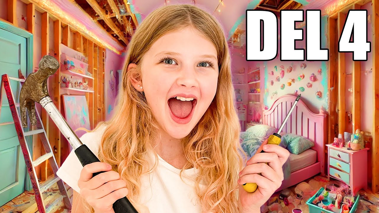 🛠️🎨 Extreme Room Make-Over Del 4 – Kaos, Kattungar & Nya Möbler! 😱✨