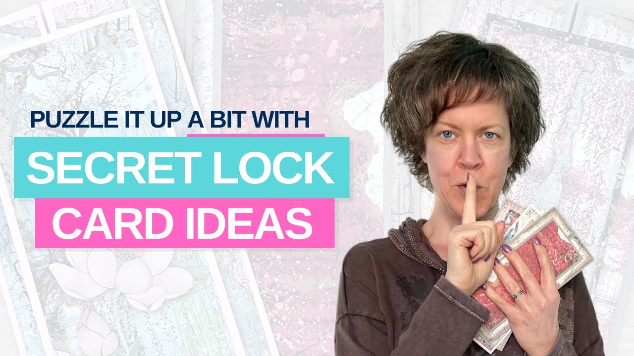 HOW TO make a SECRET LOCK FANCY FOLD card for a WOW effect