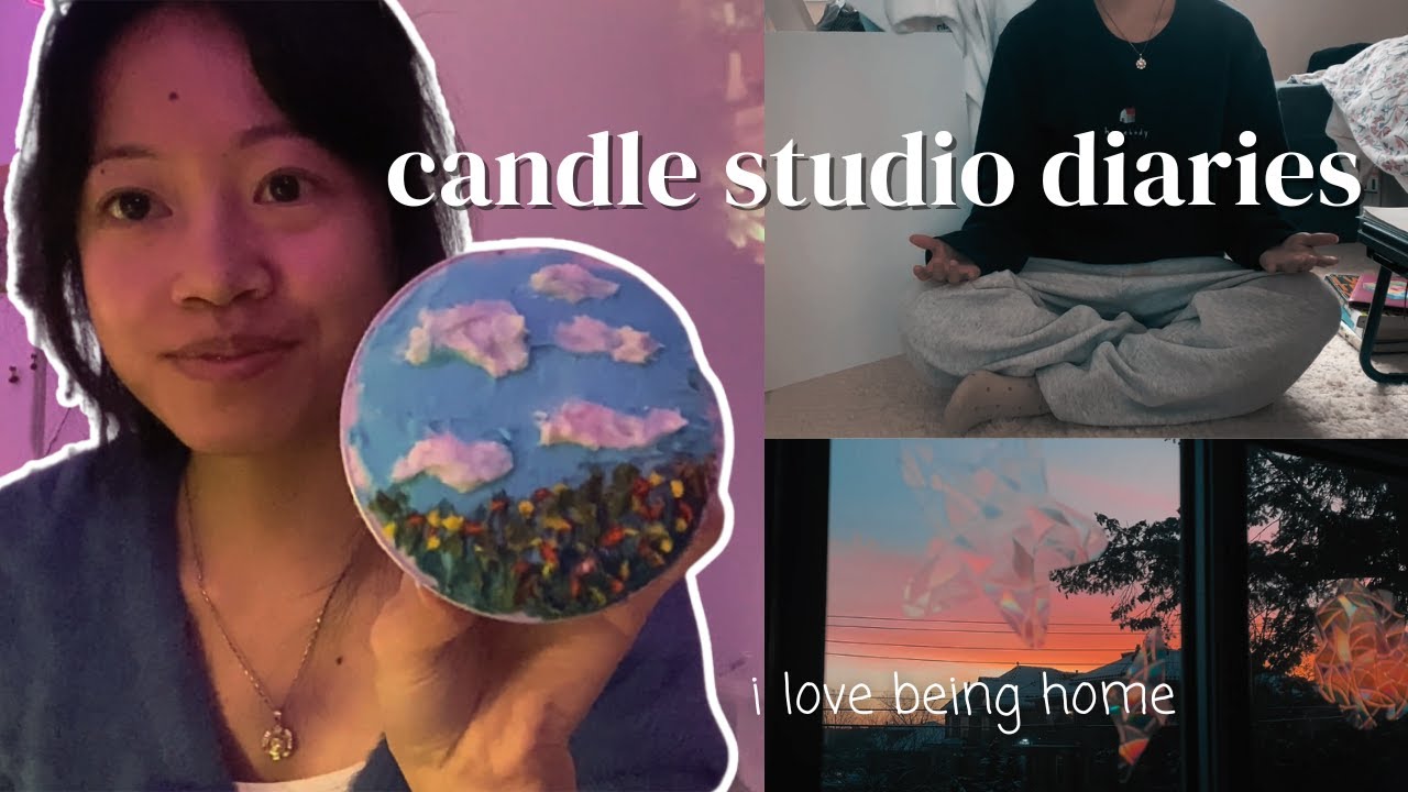 candle studio diaries | cake painting workshop & resting after the holidays