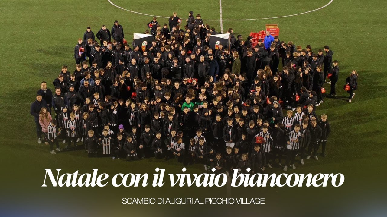 Natale al Picchio Village con il vivaio bianconero | Ascoli Calcio
