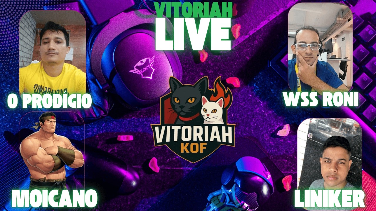 VITORIAH LIVE: DOUBLE MONEY MATCH: WSS RONI SILVA VS JULIELSANN/MOICANO VS LINIKER