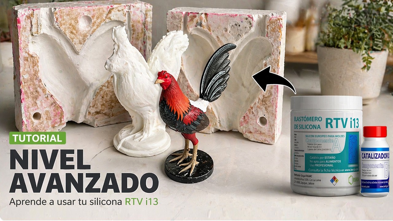 Nivel Avanzado - Tutorial Moldes con Silicona RTV y Contramoldes