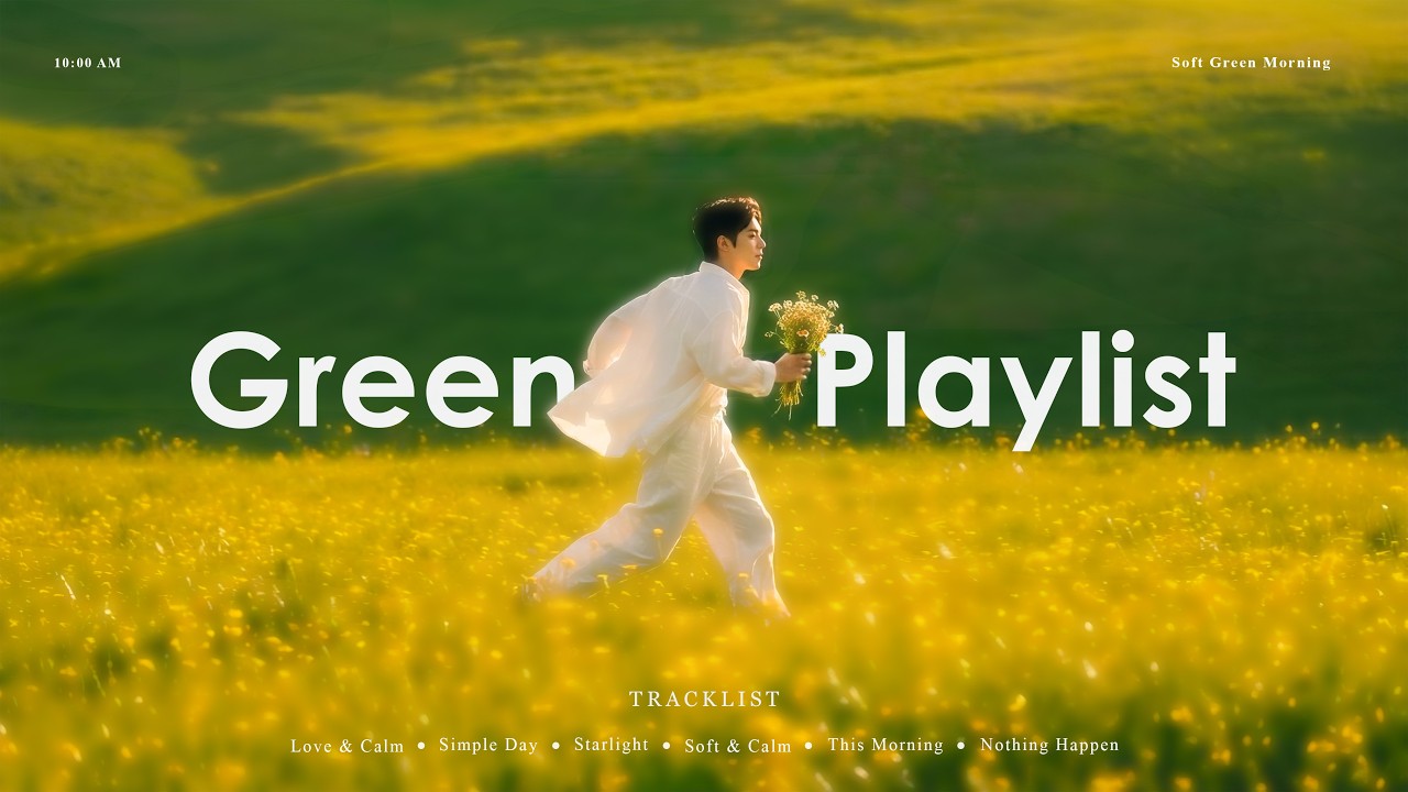 [Green Pop] Fresh Day, Calm Mind 🌿 | Soft Music for Work & Chill Green Playlist