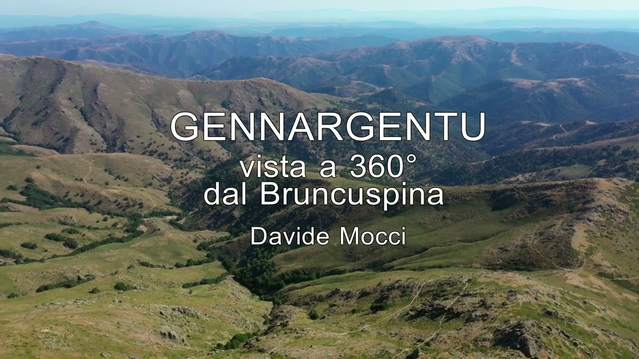 BRUNCUSPINA e PUNTA LAMARMORA GENNARGENTU con vista 360° di Davide Mocci - SARDEGNA VISTA DAL CIELO.