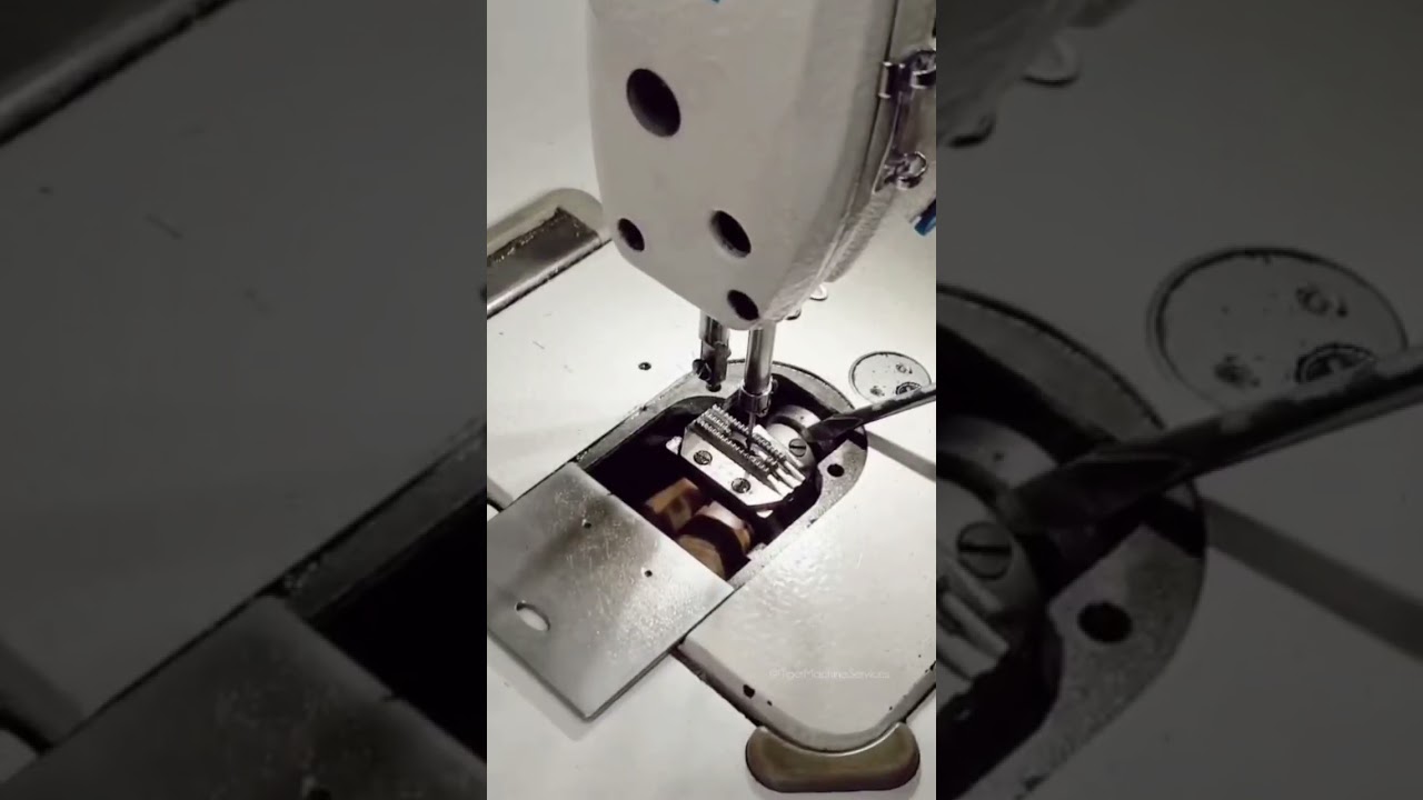 Jack Hook set setting ⚙️ #jacksewingmachine #machanical #repairing #tiger #sewingtutorial #service