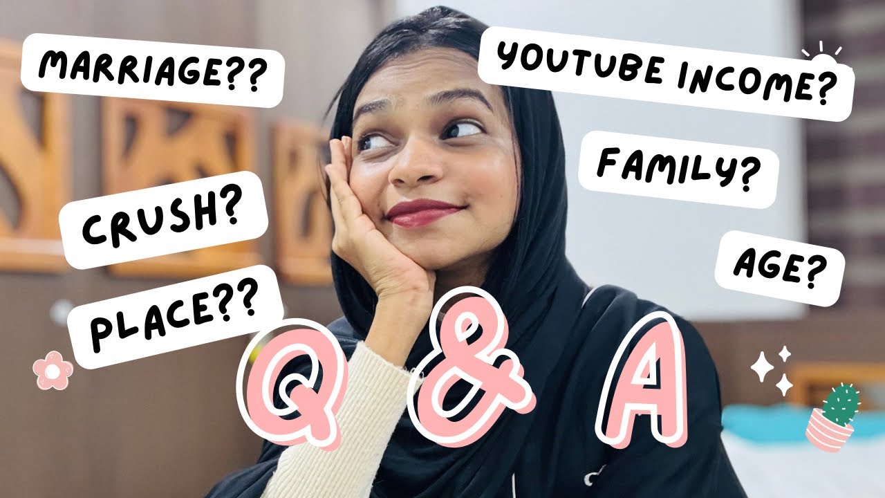 Q AND A vlog!❤️ (yt income,marrige,study,family)