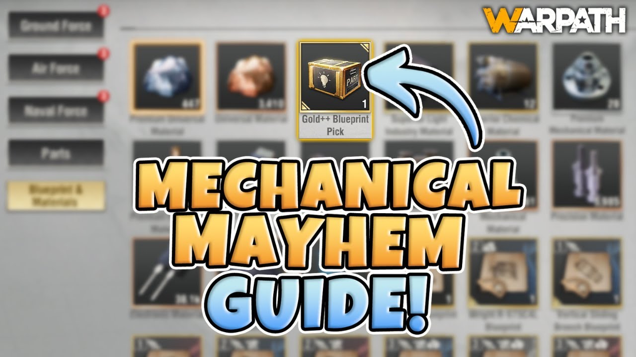 Warpath – Mechanical Mayhem Blueprint Guide