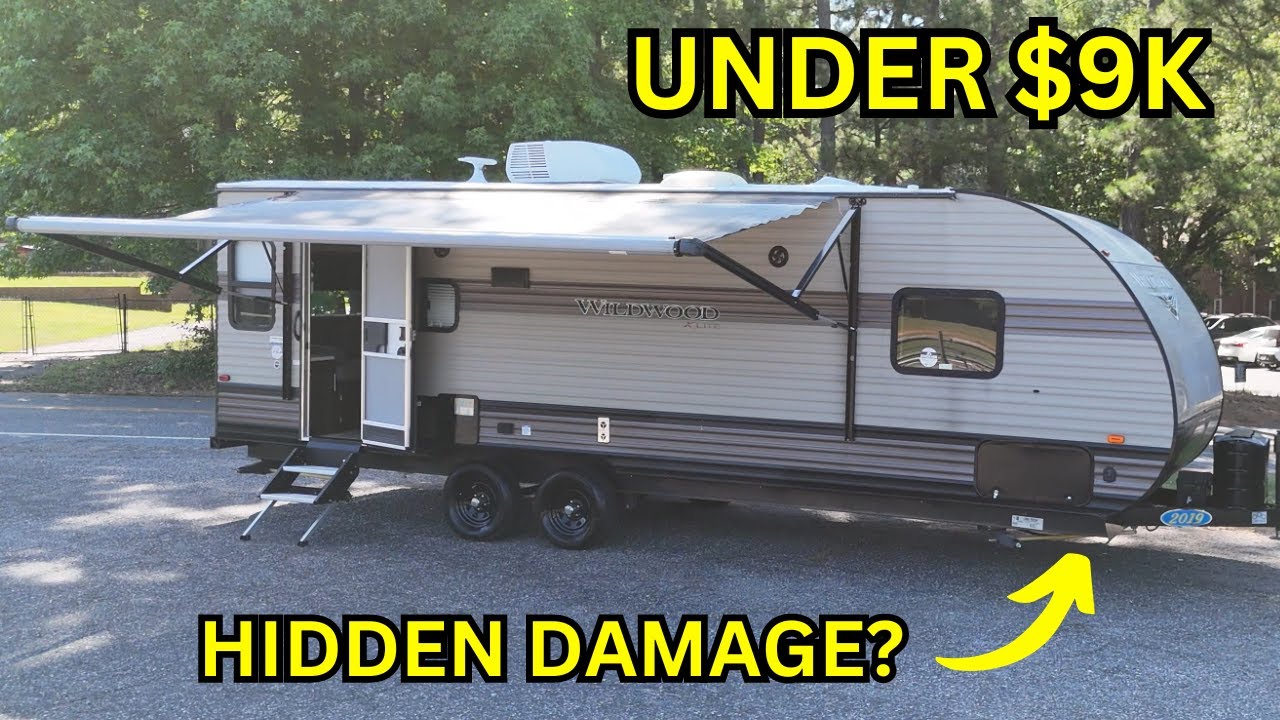 QUICK REBUILD 2019 WILDWOOD CAMPER ALL UNDER 9K