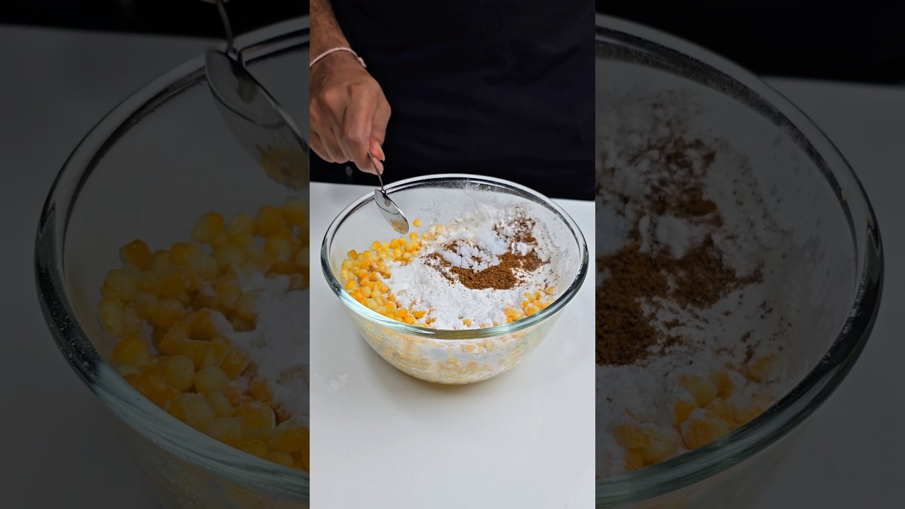 Crispy Corn #asmr #food #corn #recipe #shorts