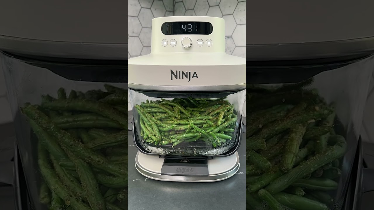 Unboxing the Ninja CRISPi Pro Glass Air Fryer. 📦 ✨Minimal look. 🤍 Maximum performance.