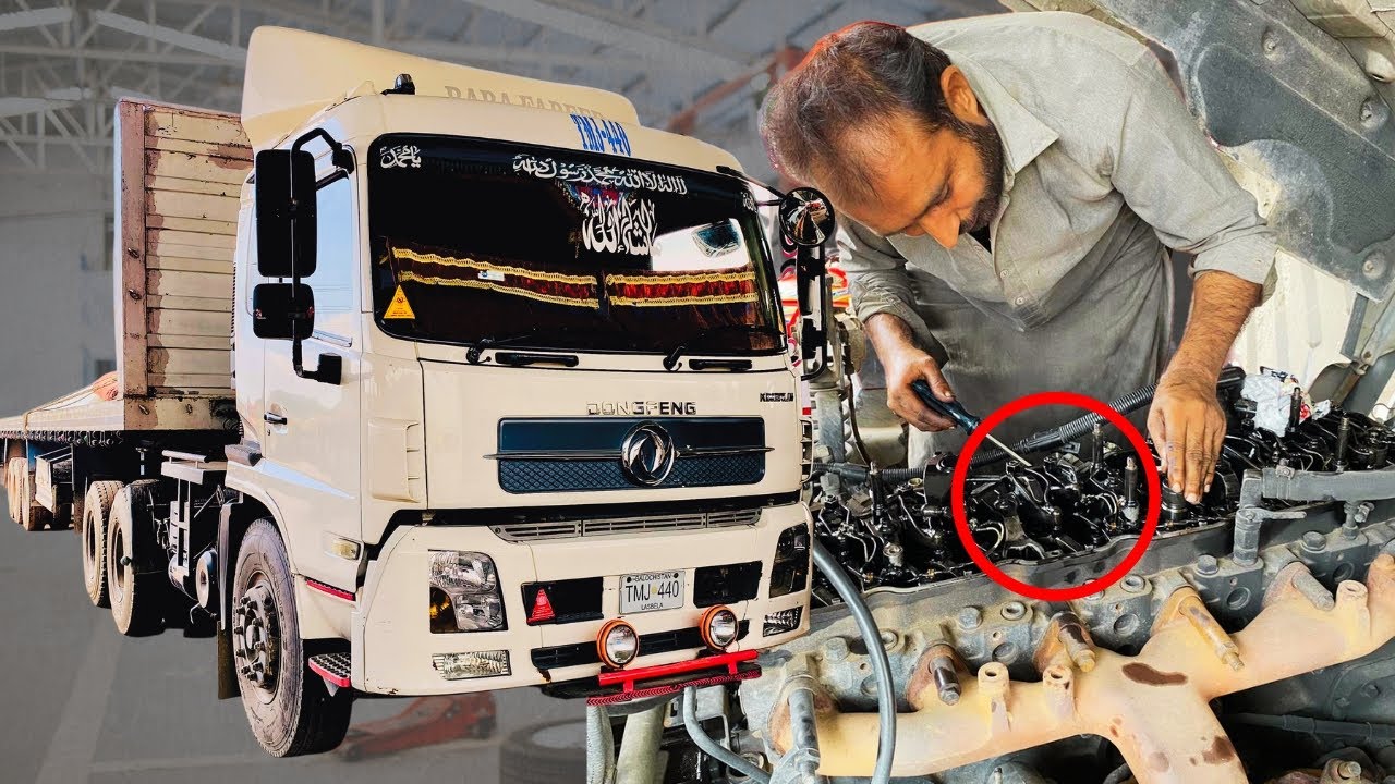How to Repair & Clean Dongfeng Truck Diesel Engine Injectors Like a Pro! restoration asmr